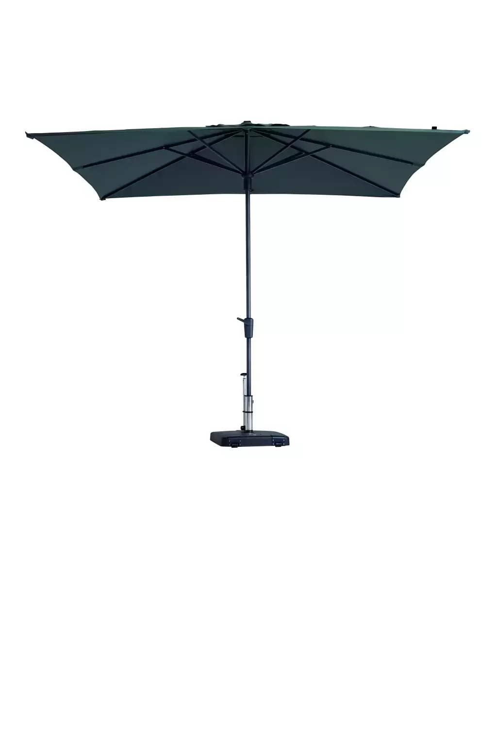 Parasol Syros Luxe Vierkant 280x280cm - Grijs