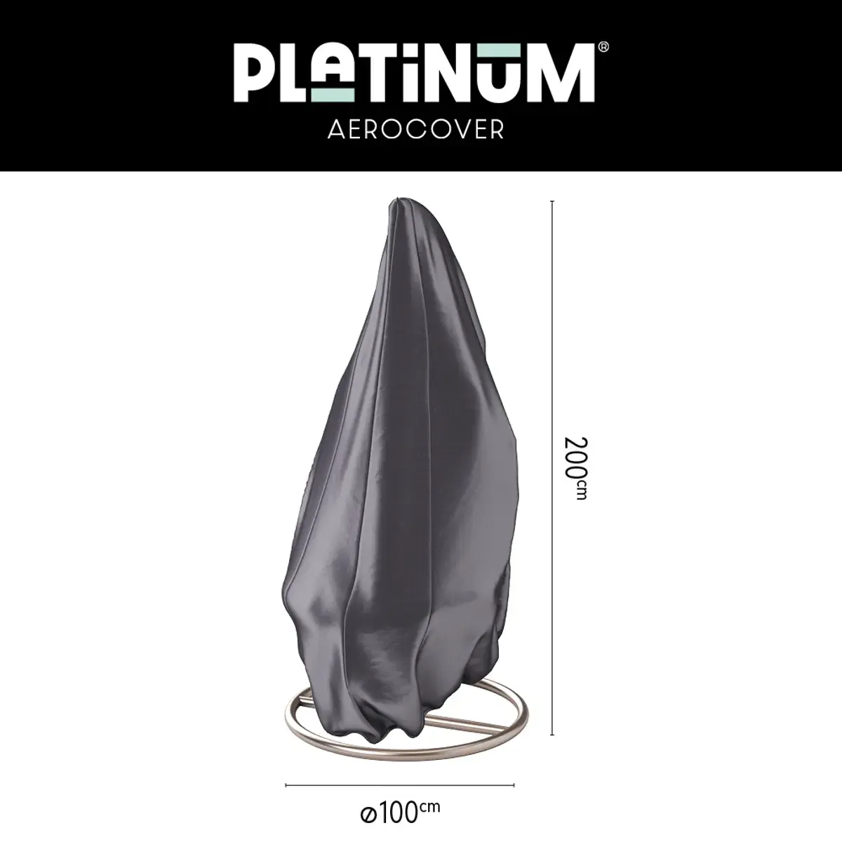 Platinum AeroCover Hangstoel Hoes Ø100x200cm