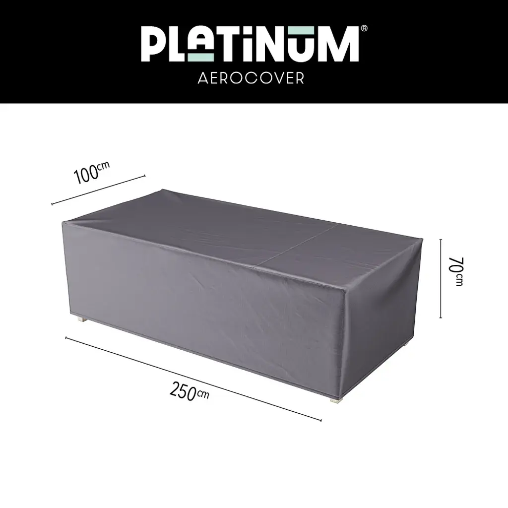 Platinum AeroCover Loungebank hoes 250x100xH70cm