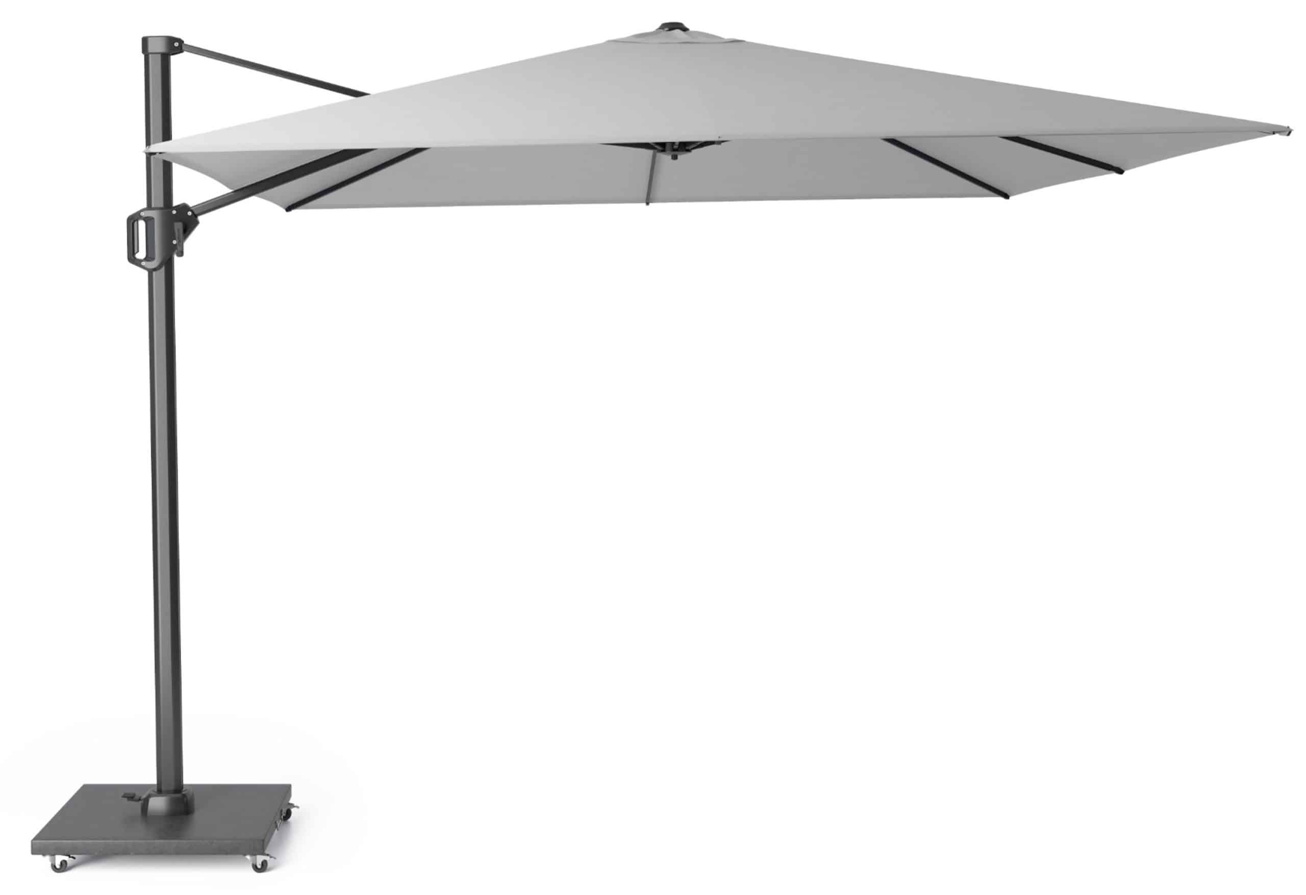 Platinum Challenger zweefparasol 3x3m T1 (excl. voet) light grey
