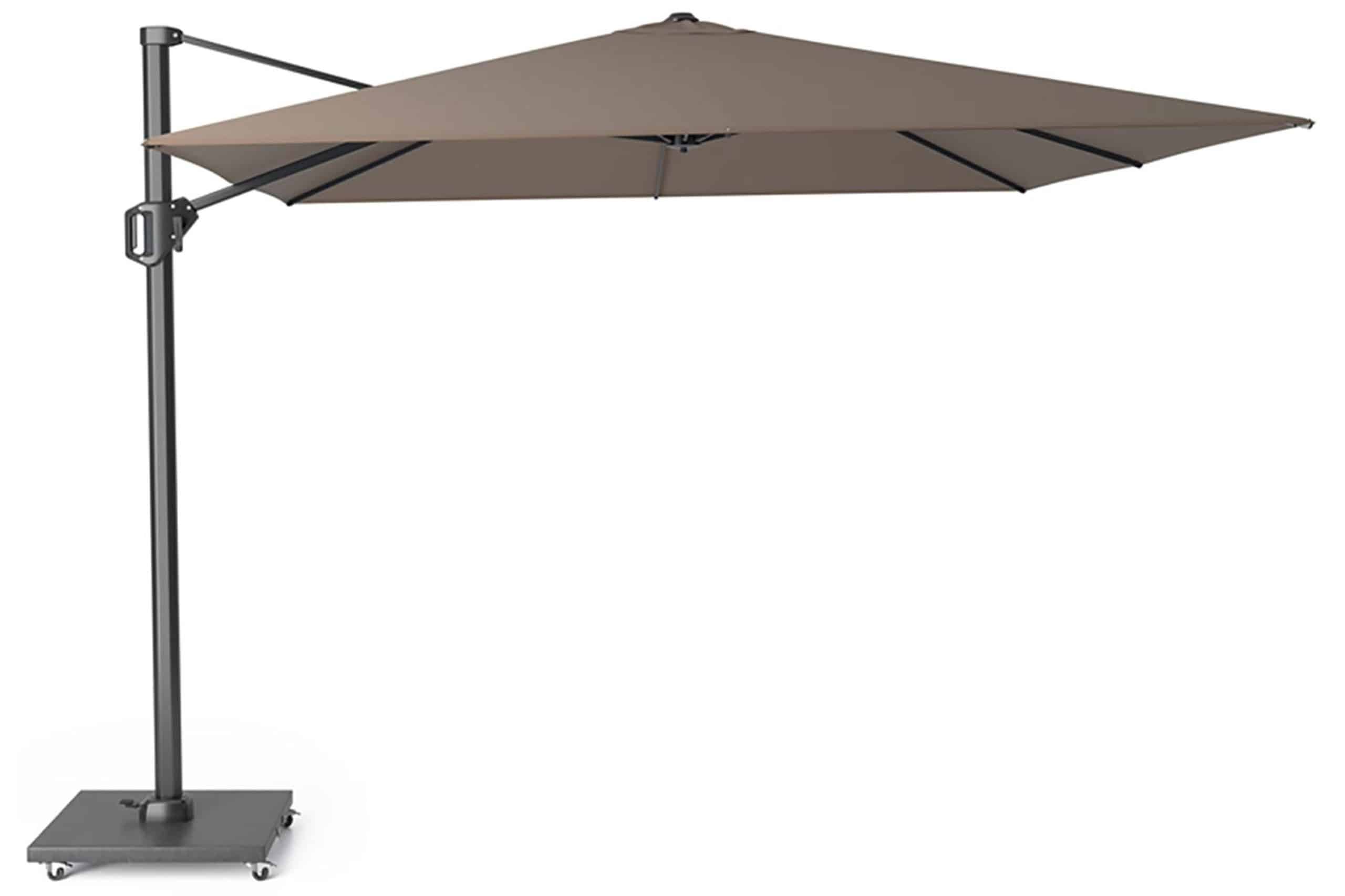 Platinum Challenger zweefparasol 3x3m T2 premium (excl. voet) havana