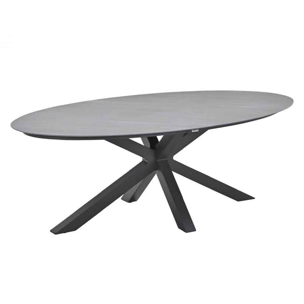 Scotland Tuintafel Napoli Grey 230x115 cm - Garden impressions