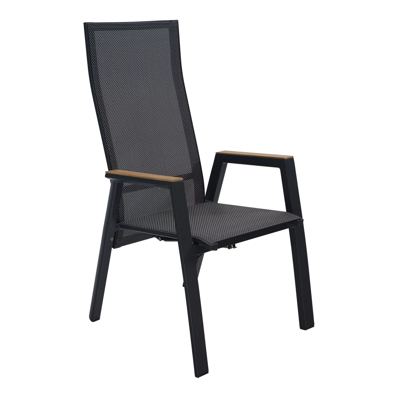 Standenstoel Amir teak negro