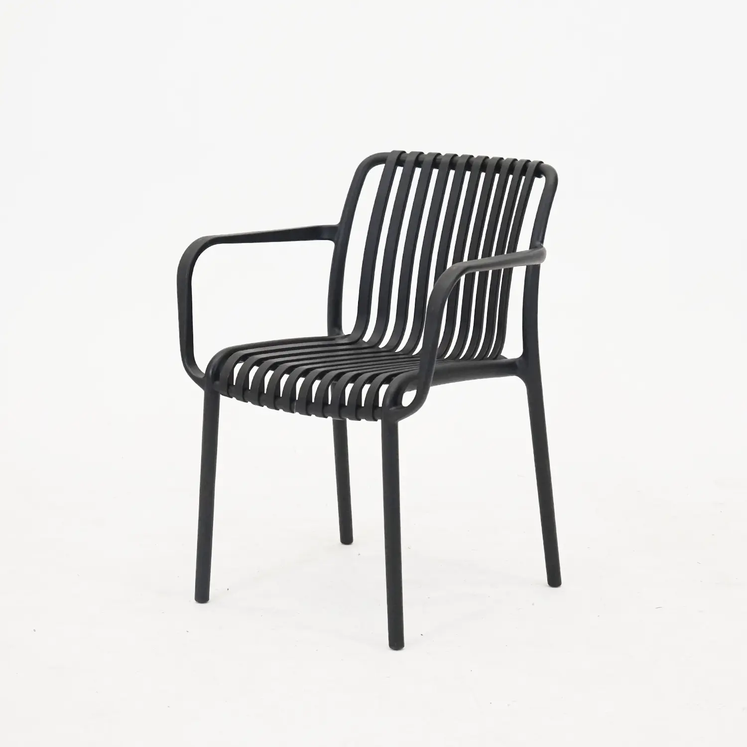 Tuinstoel Porto B-03 Zwart stapelbaar Vita