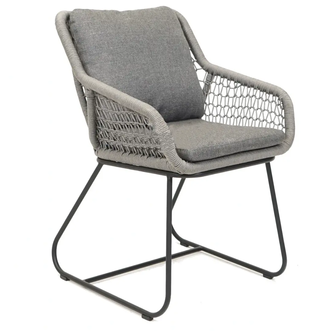 Tuinstoel Portofino touw - Antraciet