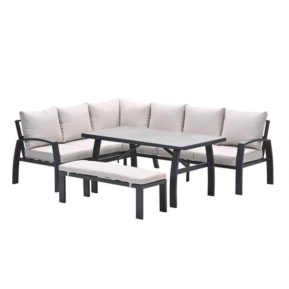 Vasano Lounge Diningset Links Desert Sand - Garden impressions