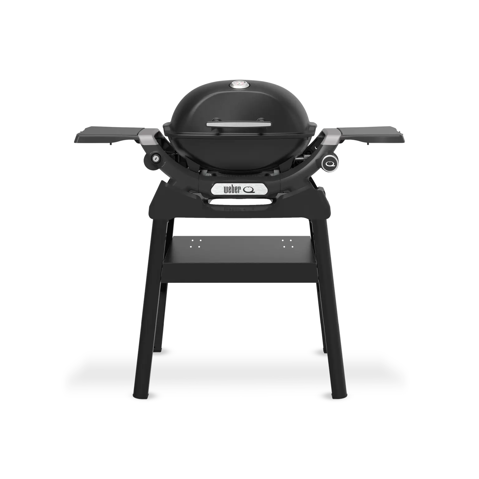 Weber Q 1200N Elektrische BBQ met stand Barbecue Q1200N Werkblad Zwart Onderstel Black Frame