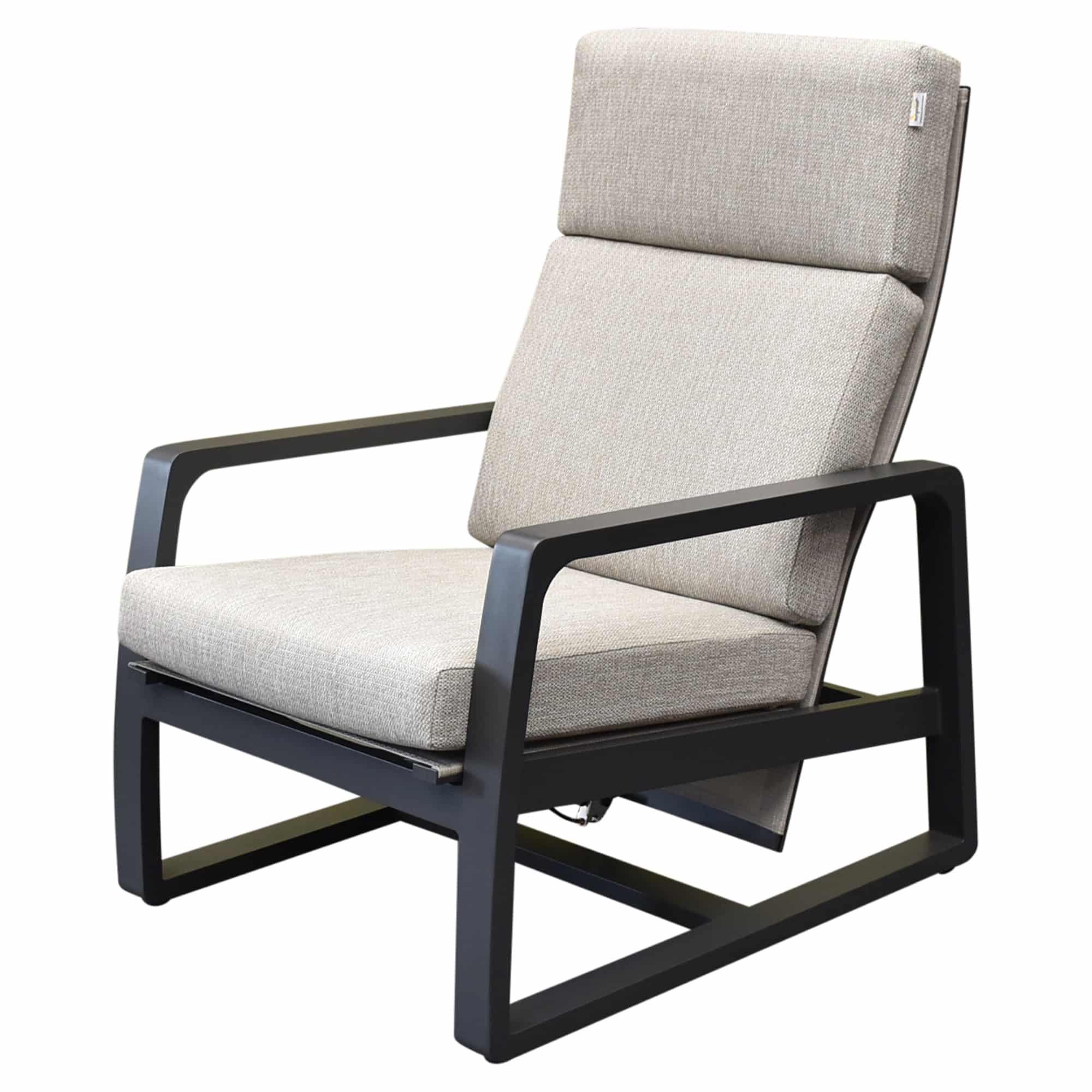 Angelo lounge tuinstoel verstelbaar antraciet