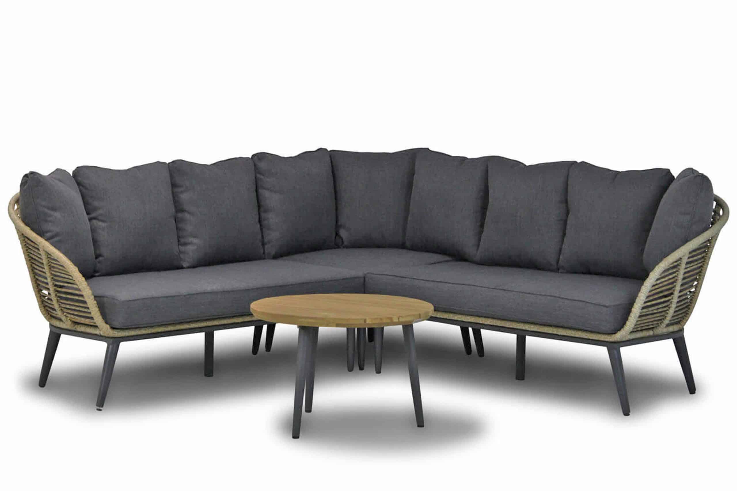 Coco Leonardo/Montana 70 cm hoek loungeset naturel 4-delig