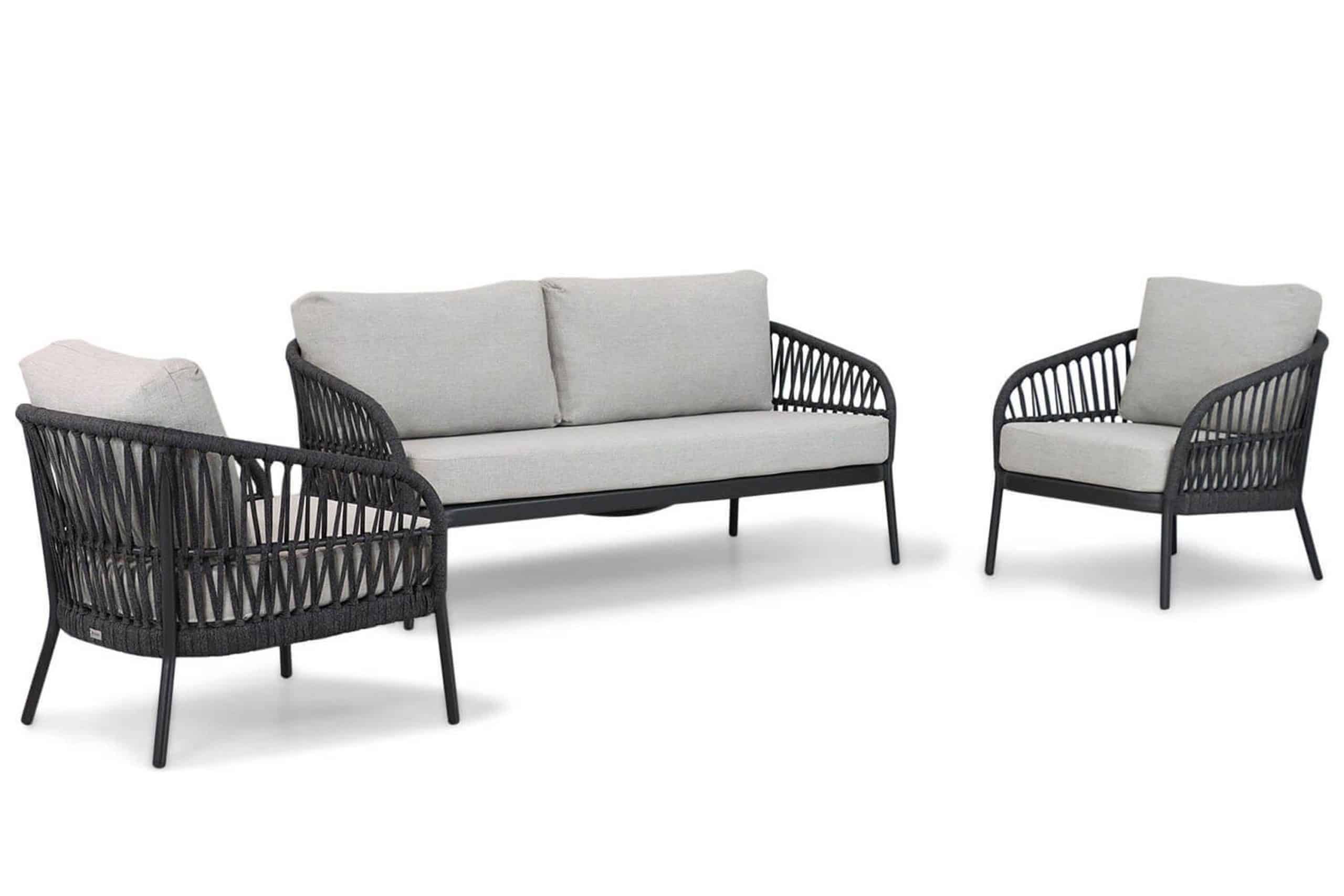 Coco Puerto stoel-bank loungeset 3-delig