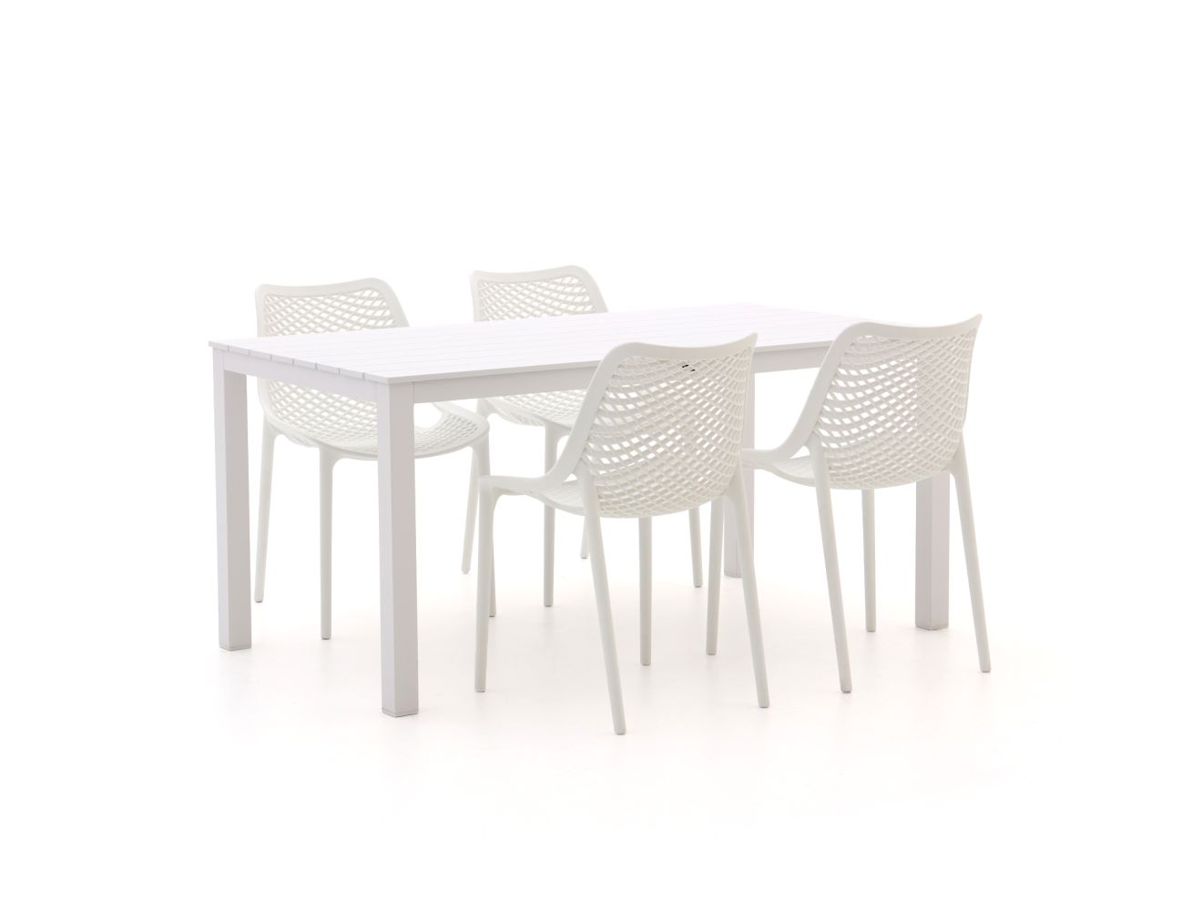 Forza Ripi/Menzano 160cm dining tuinset 5-delig stapelbaar - Laagste prijsgarantie!