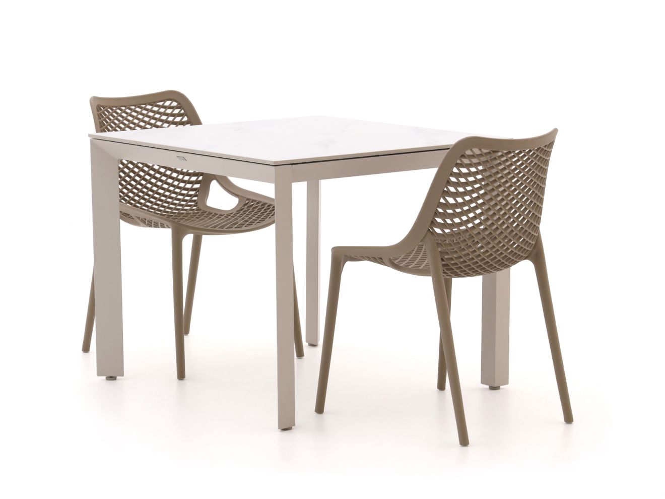 Forza Ripi/Sestino 90cm dining tuinset 3-delig stapelbaar - Laagste prijsgarantie!