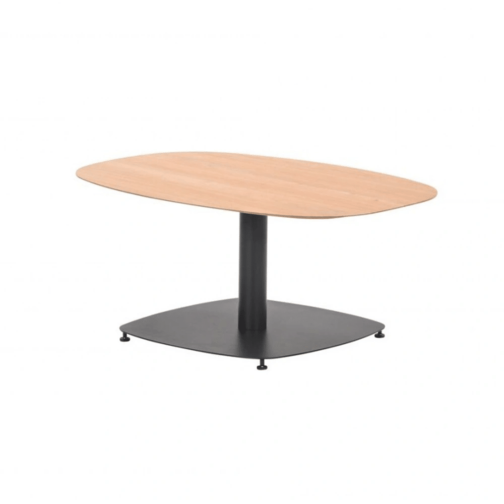 Leon Salontafel Licht Teak Look 100 cm - Garden impressions