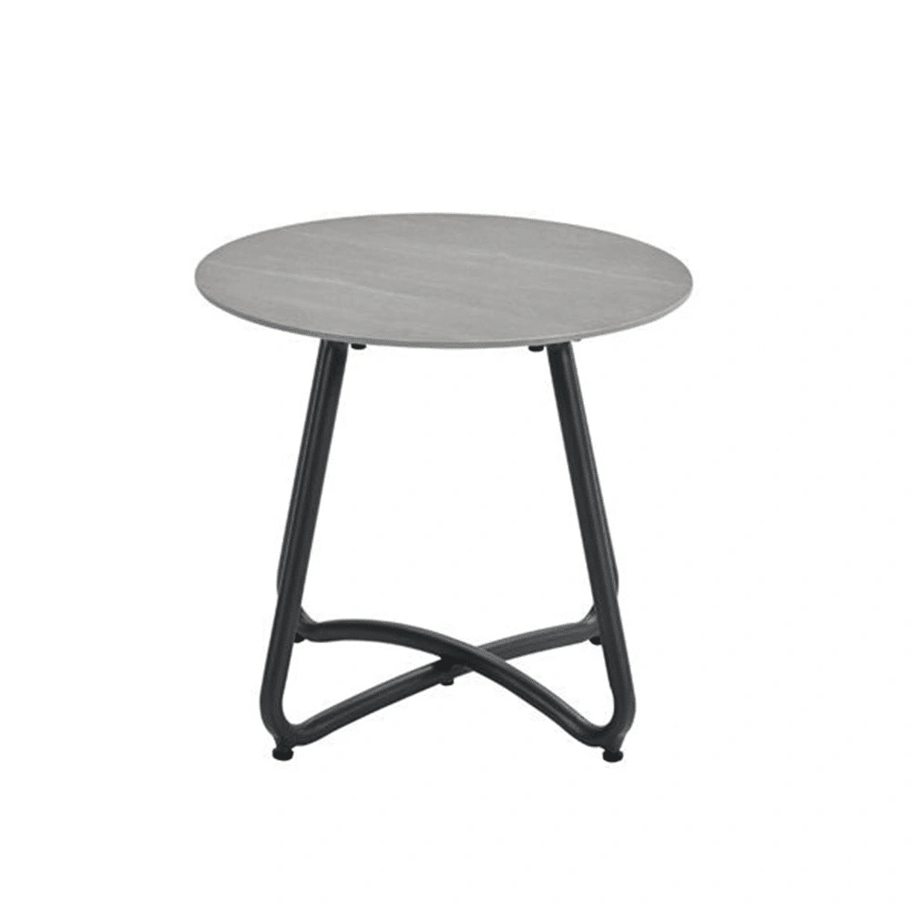 Vento Bijzettafel Carbon Black dia 45xH41 cm - Garden impressions