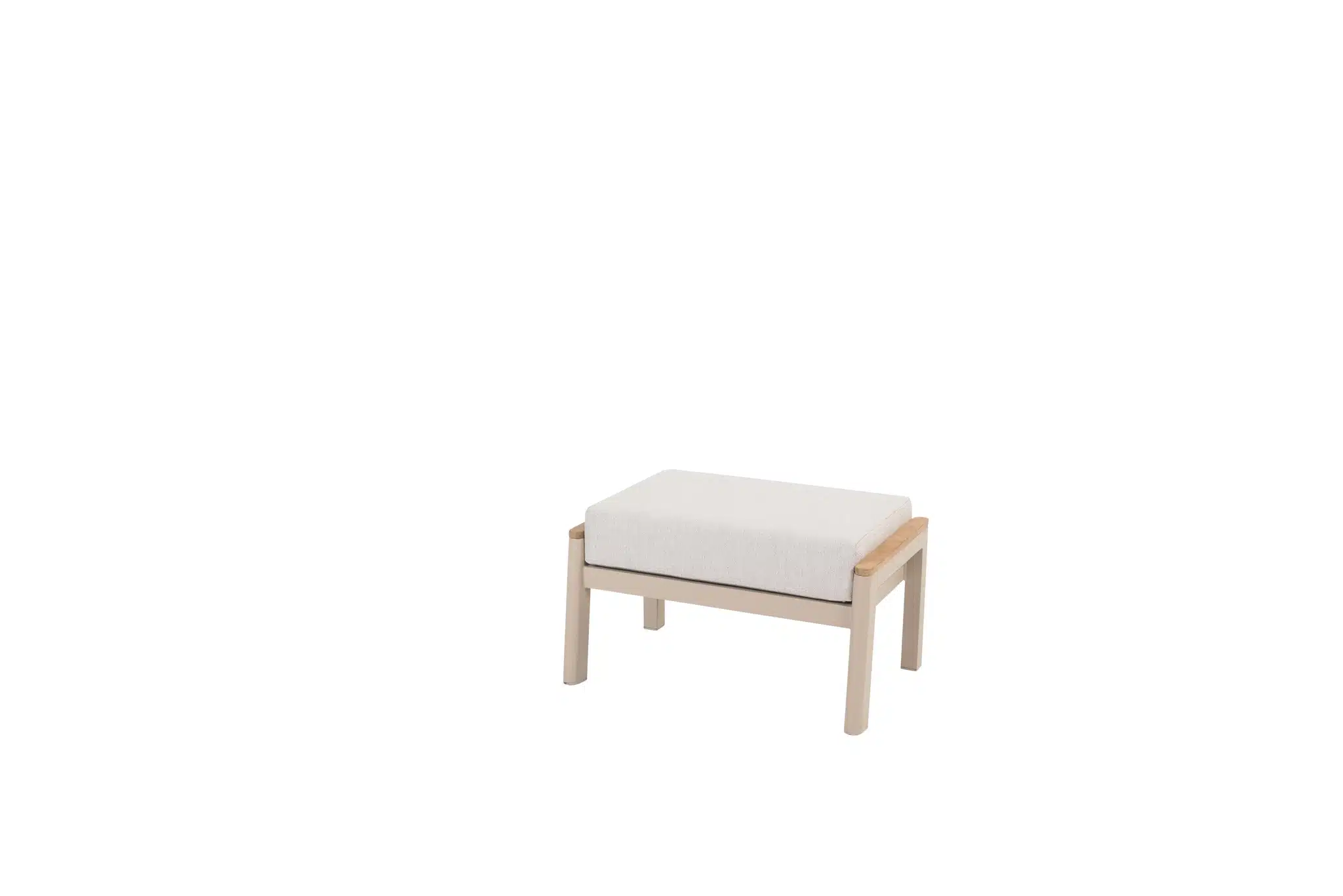 Voetenbank Olivia Latte 4SO Kussens Hocker Footstool Buiten Tuin 4 Seasons Outdoor