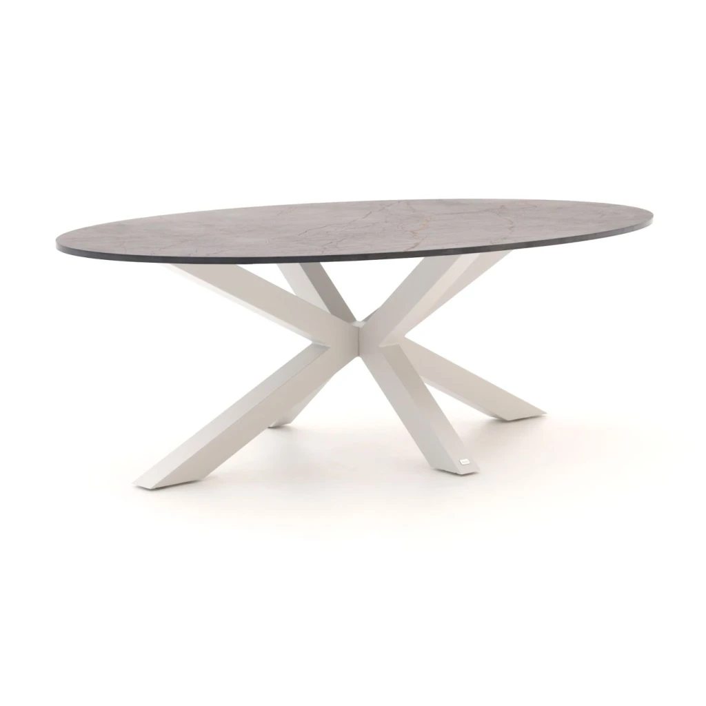 Bellagio Induno Ellips dining tuintafel 240x120cm - Laagste prijsgarantie!