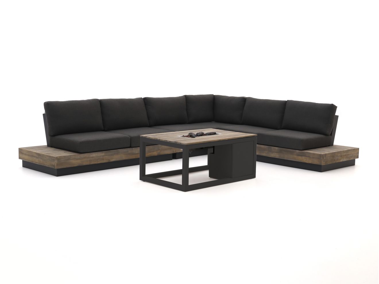 Bellagio Pilago/Cosiraw hoek loungeset 5-delig - Laagste prijsgarantie!