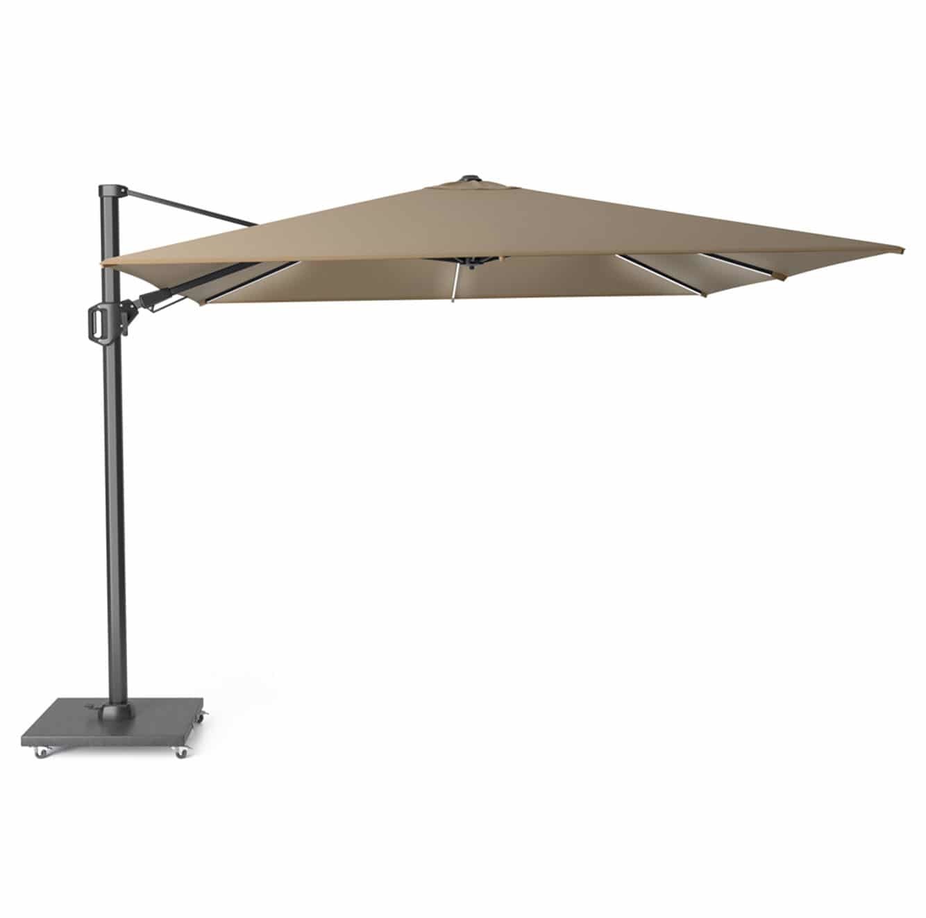 challenger t² zweefparasol | 300x300cm | taupe
