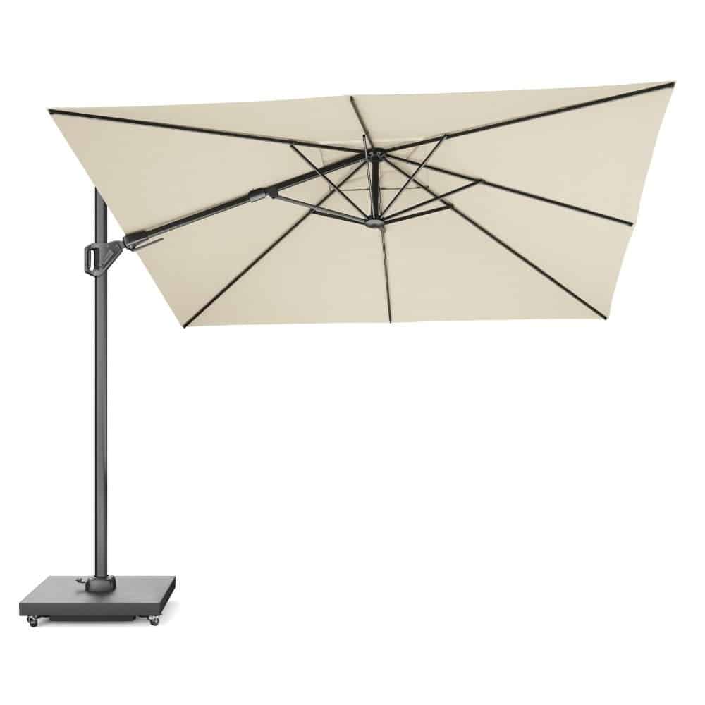 Challenger T² zweefparasol - premium doek | 300x300cm | Champagne