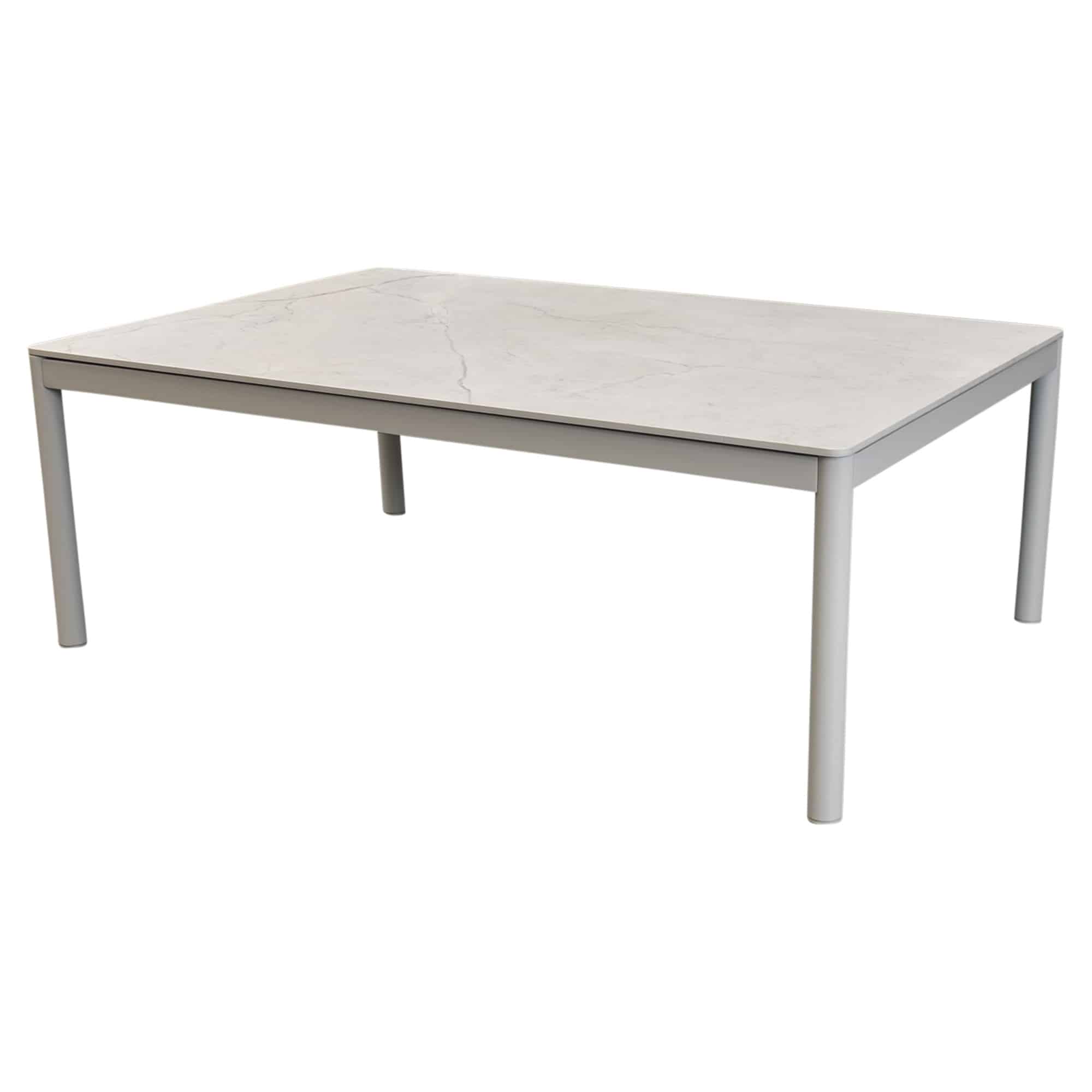 Joshua lounge tuintafel 120x79xH43 aluminium latte