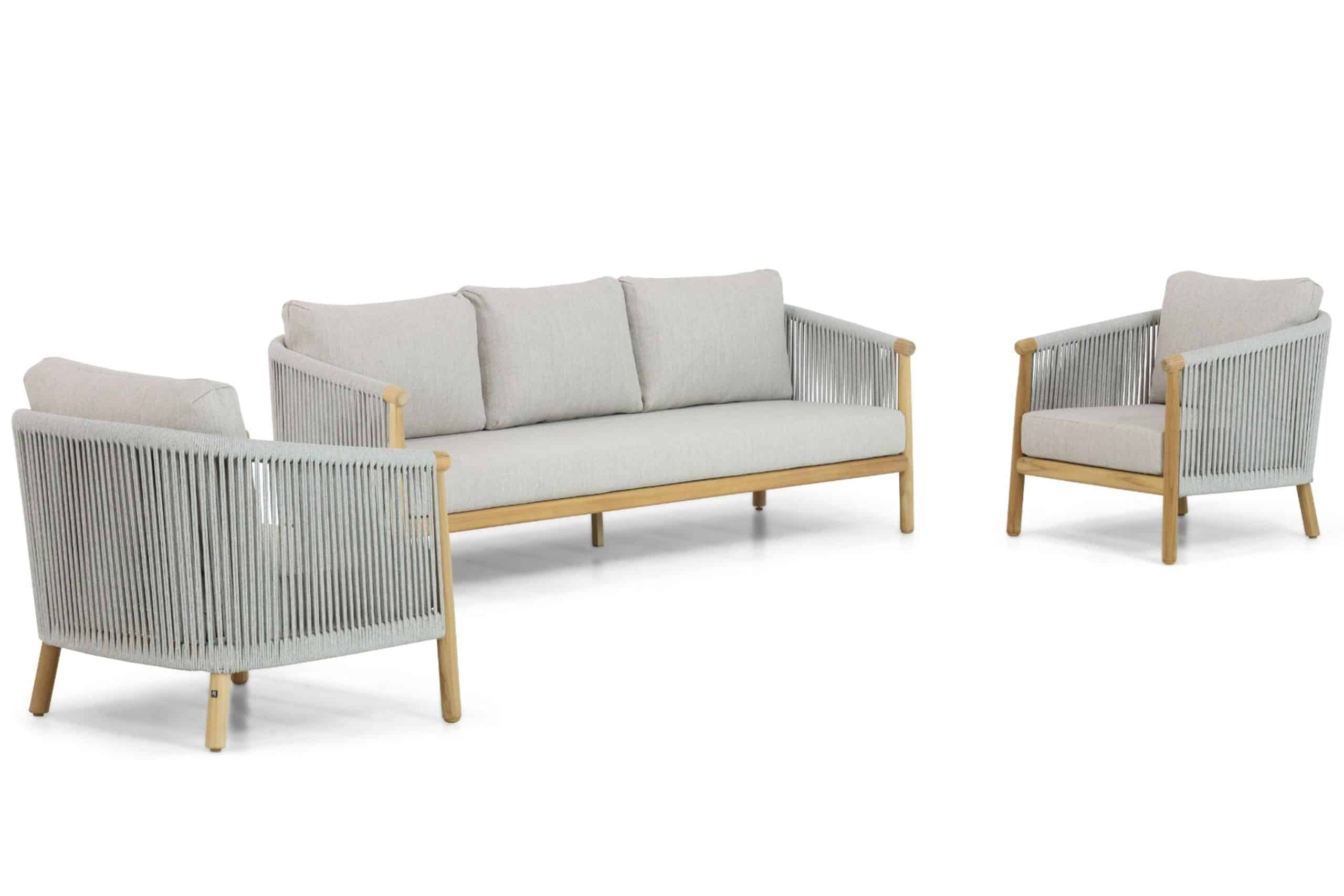 Lifestyle Bloom stoel-bank loungeset 3-delig