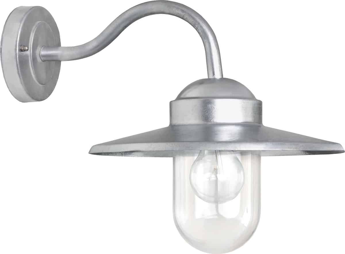 240v muurlamp dolce retro gegalv - Ks verlichting