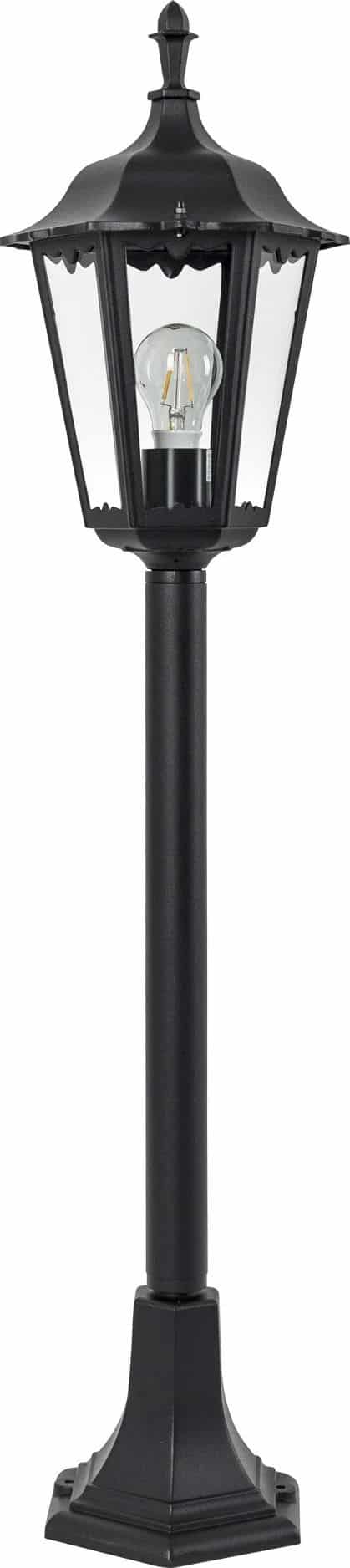 240v terraslamp ancona 1 zwart - Ks verlichting