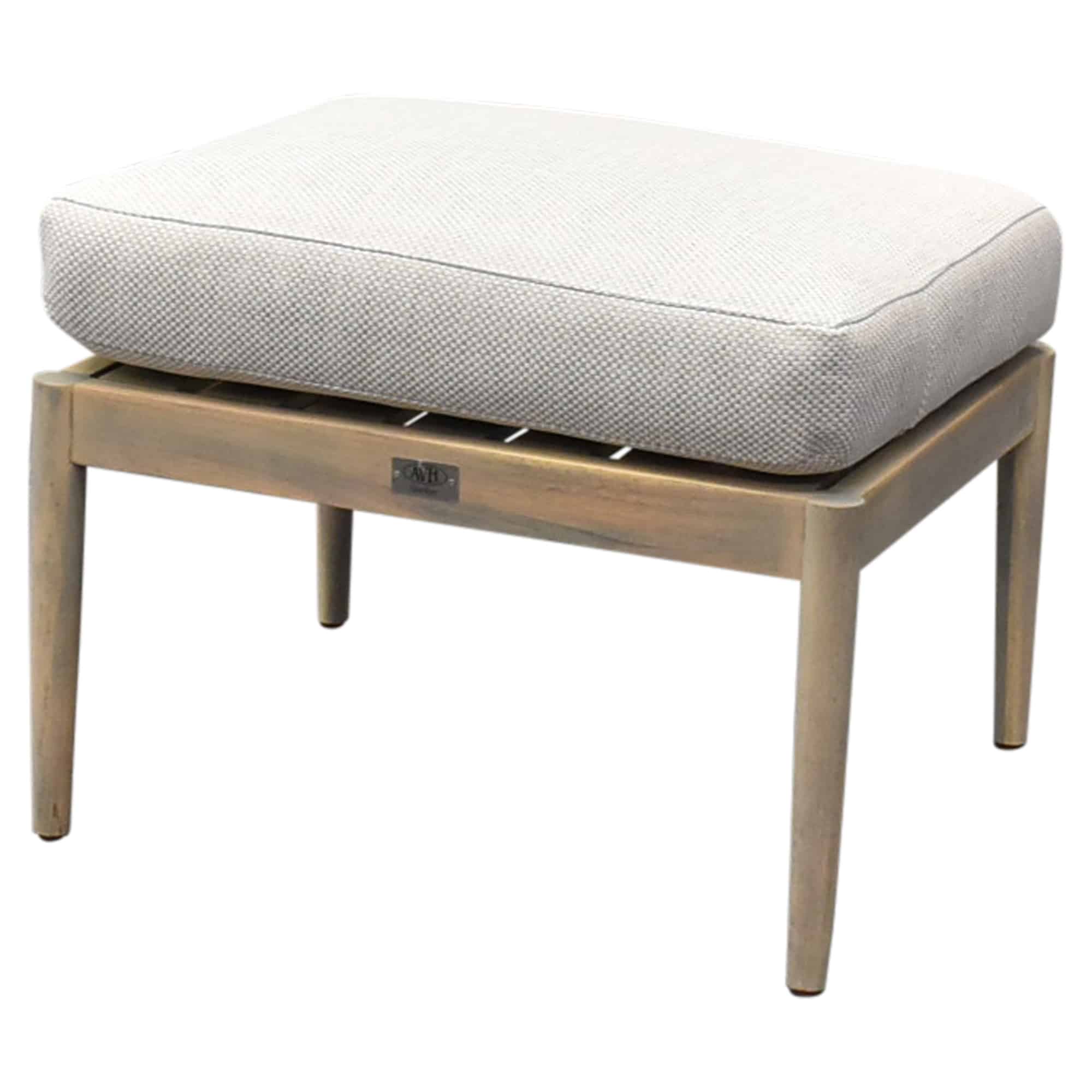 Cocoon voetenbank rope light grey