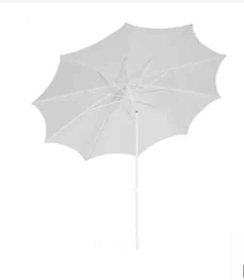 Etoile stokparasol dia. 250 cm wit - Borek