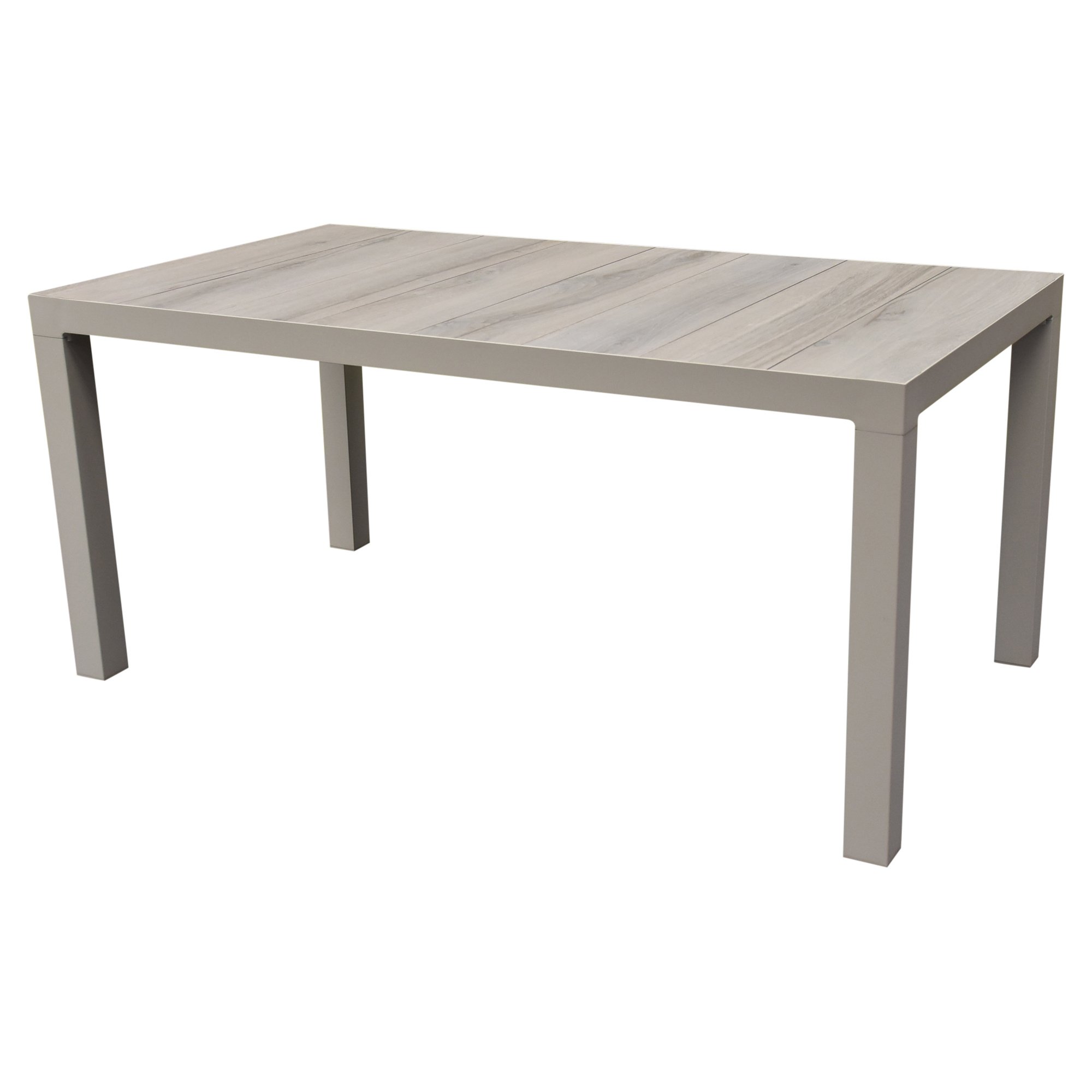 Fresno dining tuintafel 160x90xH74 cm latte