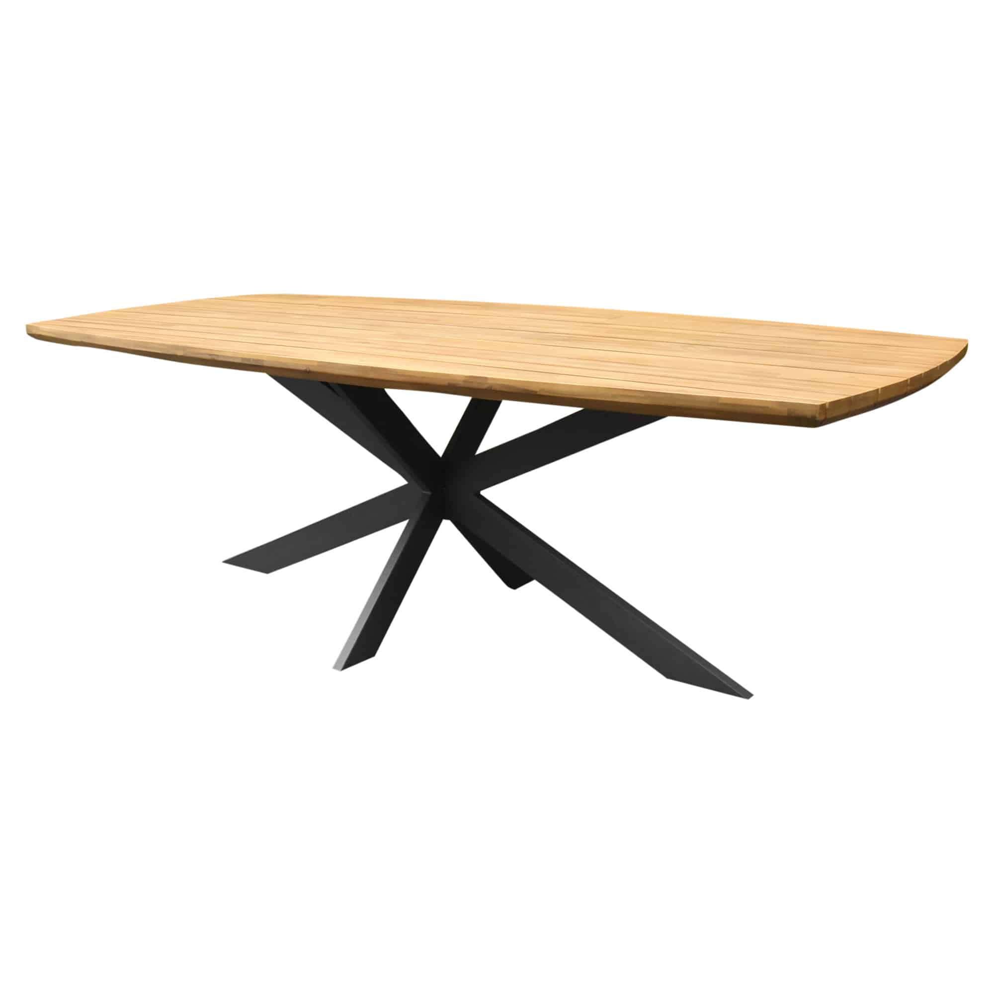 Lido dining tuintafel 240x110xH75 cm acacia blad antraciet