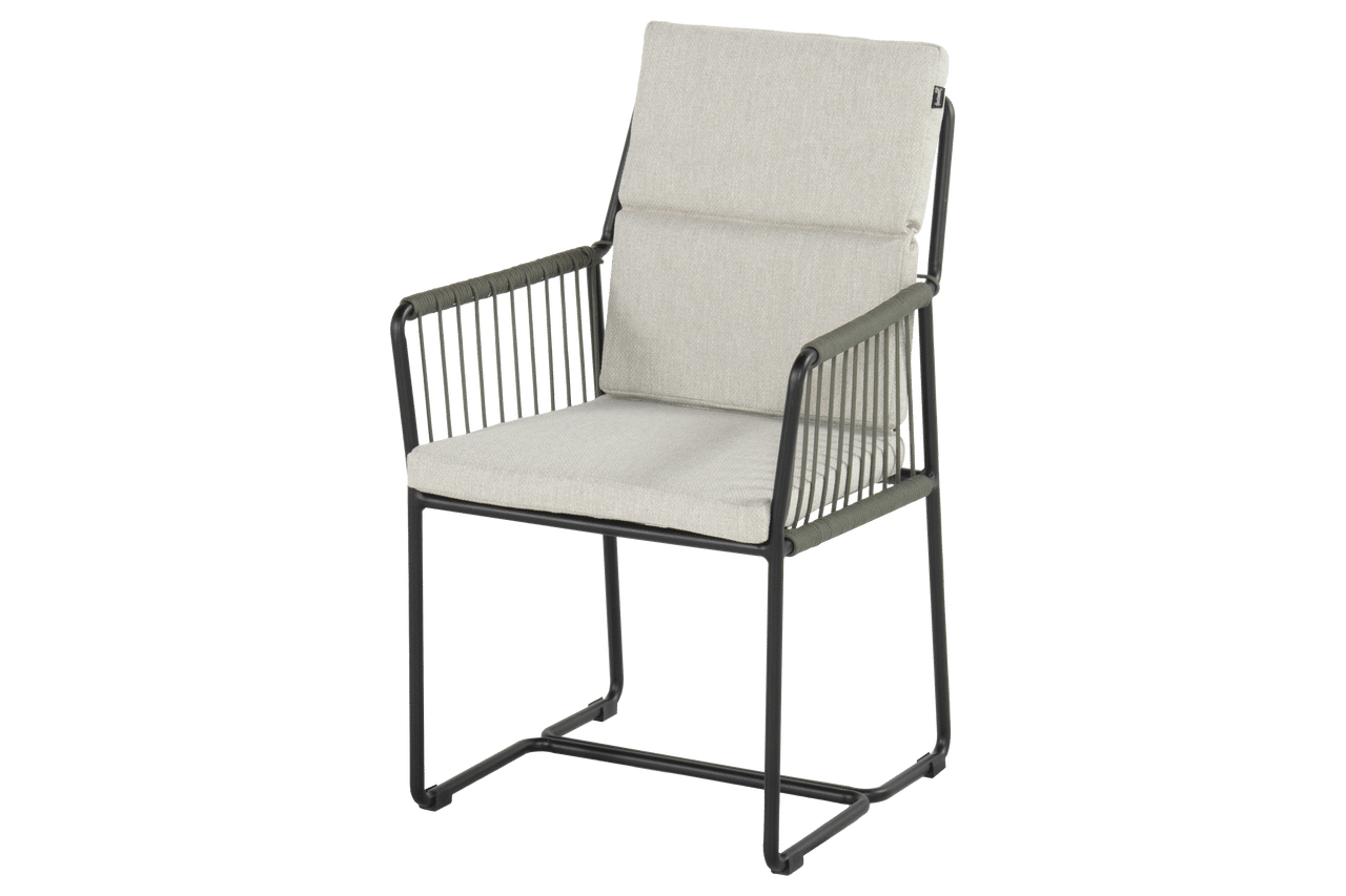 Modica Rope Chair Black Stoel Zwart - Hartman