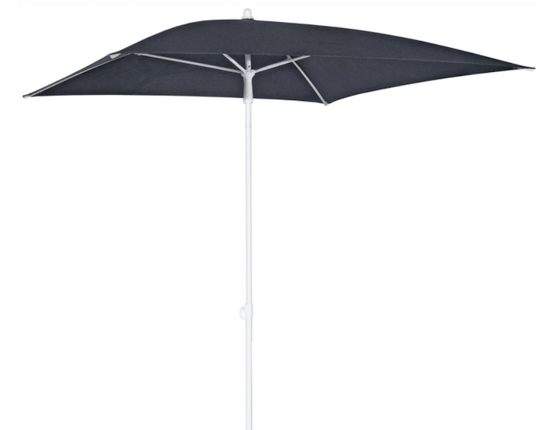 Parma Stokparasol Vierkant 160x160 cm zwart - Borek
