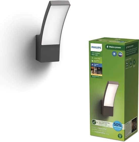 Splay wand antraciet 12w - Philips