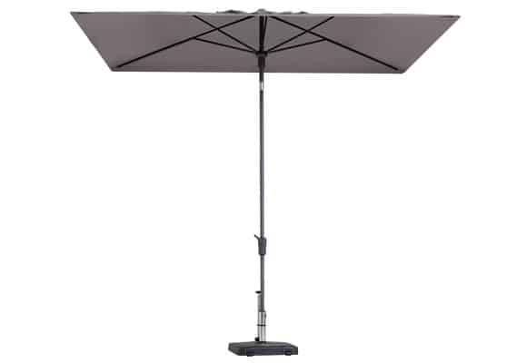 Sun square grey stokparasol 250 x 125 cm zonwering - Madison