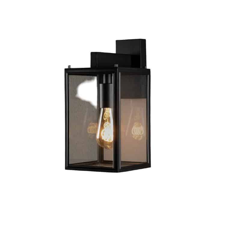 wandlamp carpi up of down e27 33cm zwart konstsmide