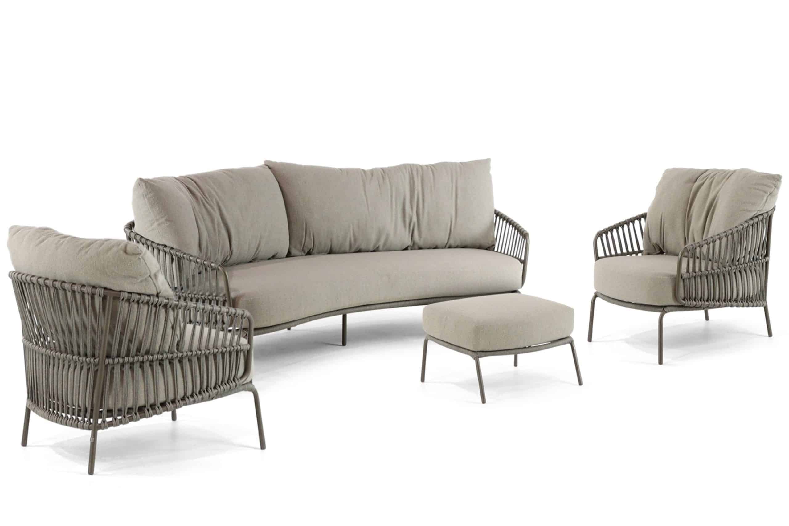 4 seasons outdoor capalbio stoel bank loungeset 4 delig
