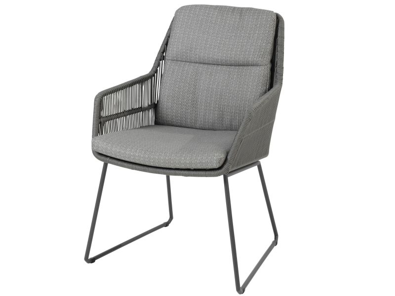 4 Seasons Outdoor Valencia dining stoel Platinum