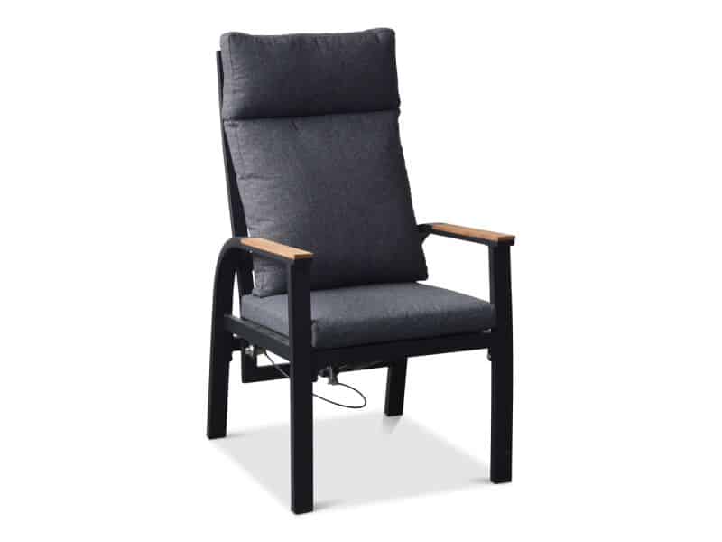 Annecy dining tuinstoel | aluminium | antraciet