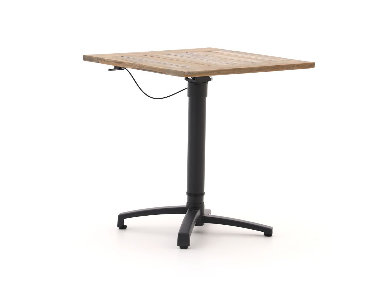 bellagio canzo klaptafel 70x70x75/110cm verstelbaar laagste prijsgarantie!