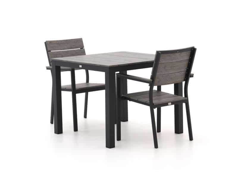 Bellagio Fidenza 90cm dining tuinset 3-delig stapelbaar - Laagste prijsgarantie!