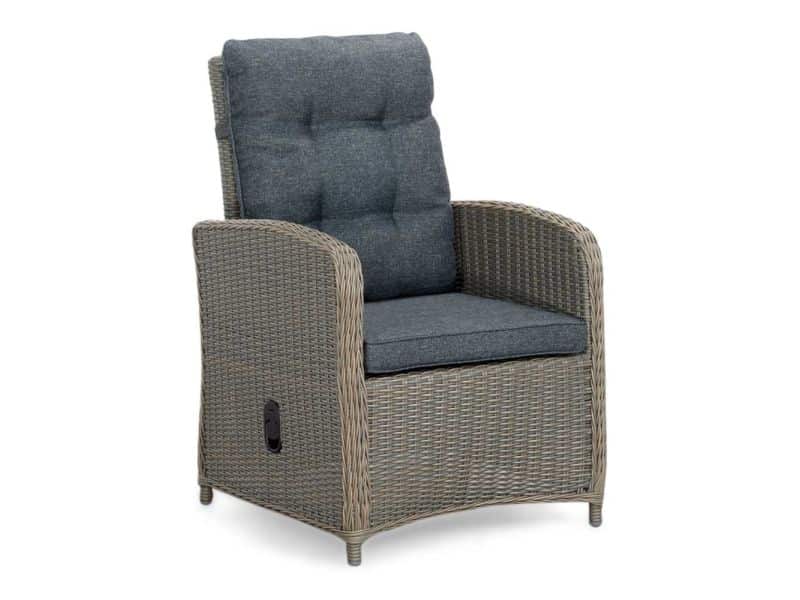 Bilbao dining tuinstoel | wicker | verstelbaar | Ash Grey