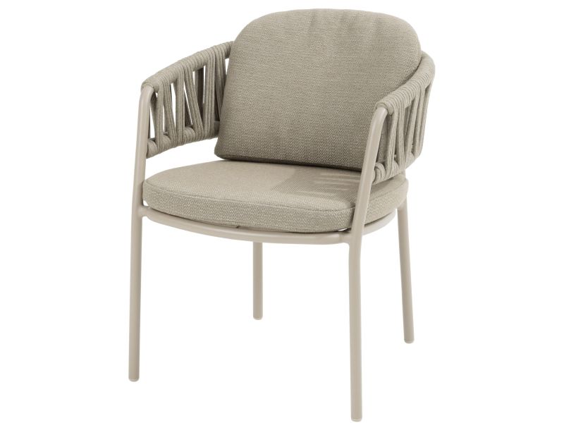 Calma dining tuinstoel latte Taste 4SO