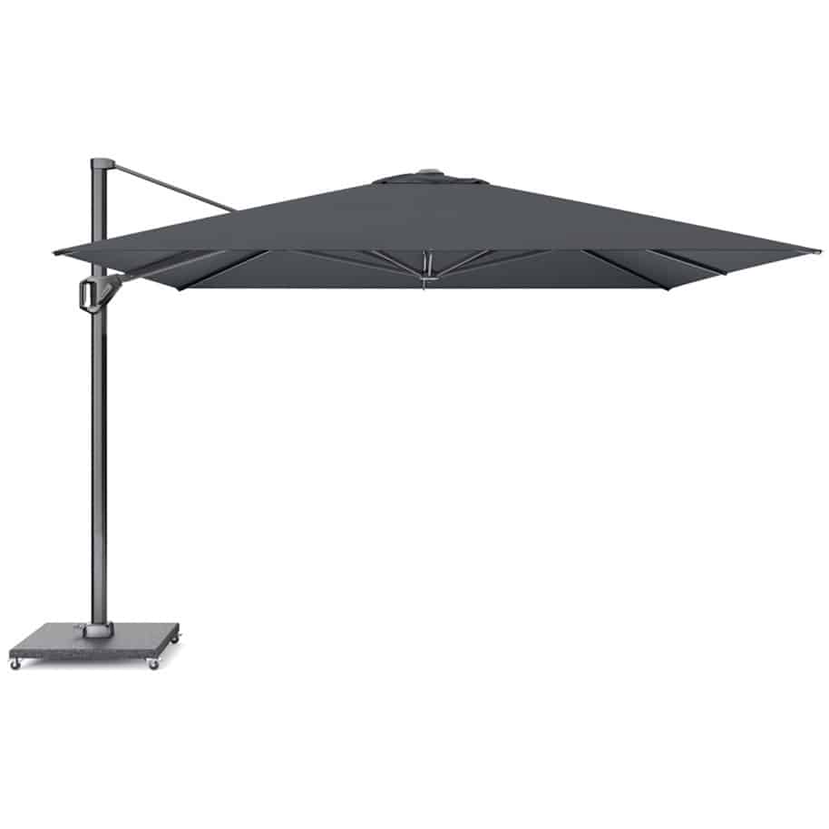 challenger t1 premium zweefparasol 350×350 cm faded black