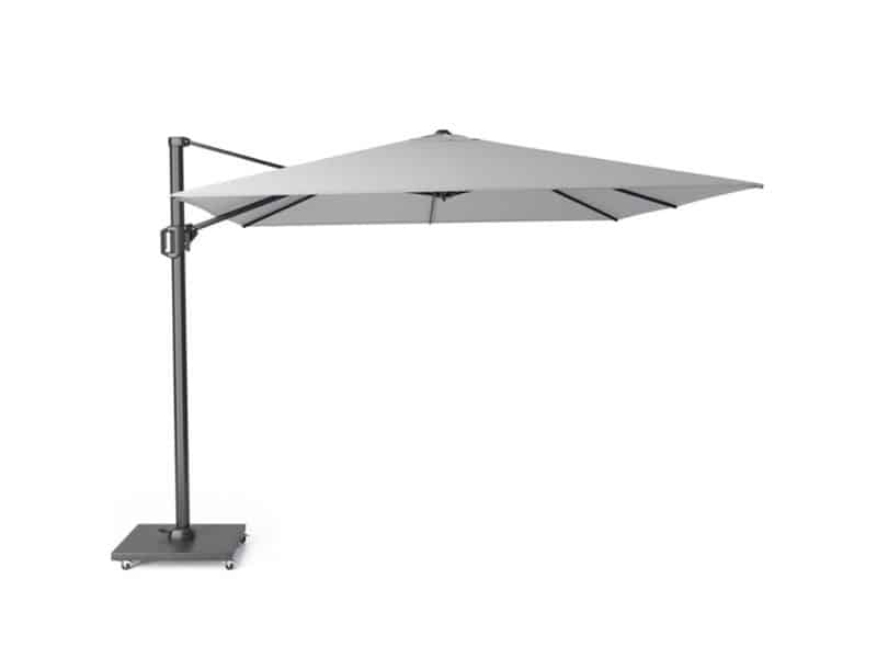 Challenger T1 zweefparasol 300x300 cm lichtgrijs