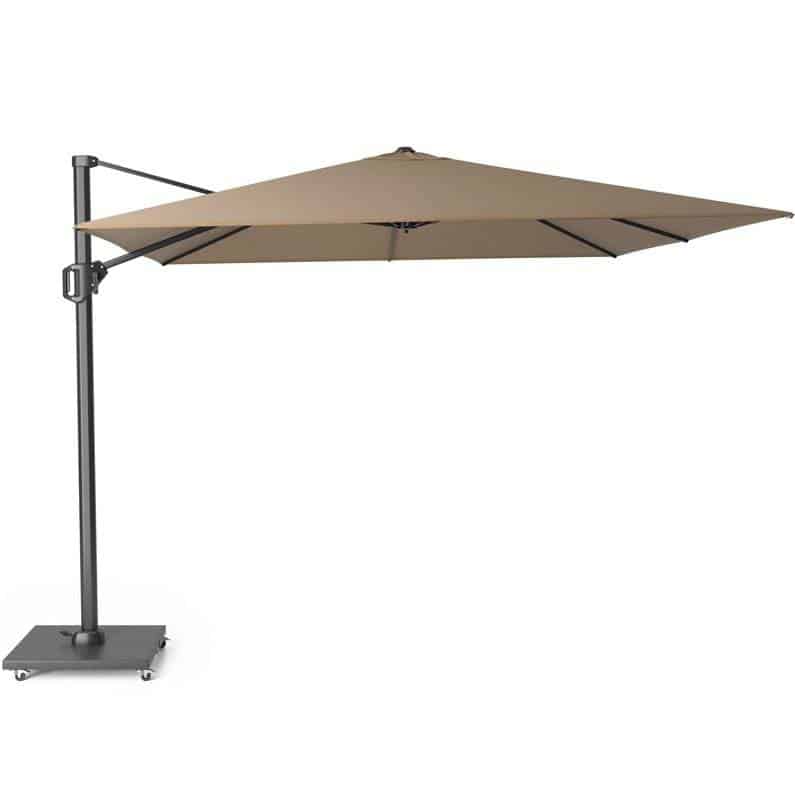 challenger t1 zweefparasol 300×300 cm taupe