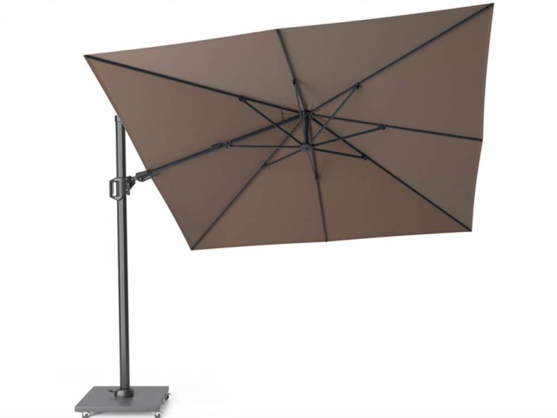 Challenger T2 premium zweefparasol 300x300 cm havanna