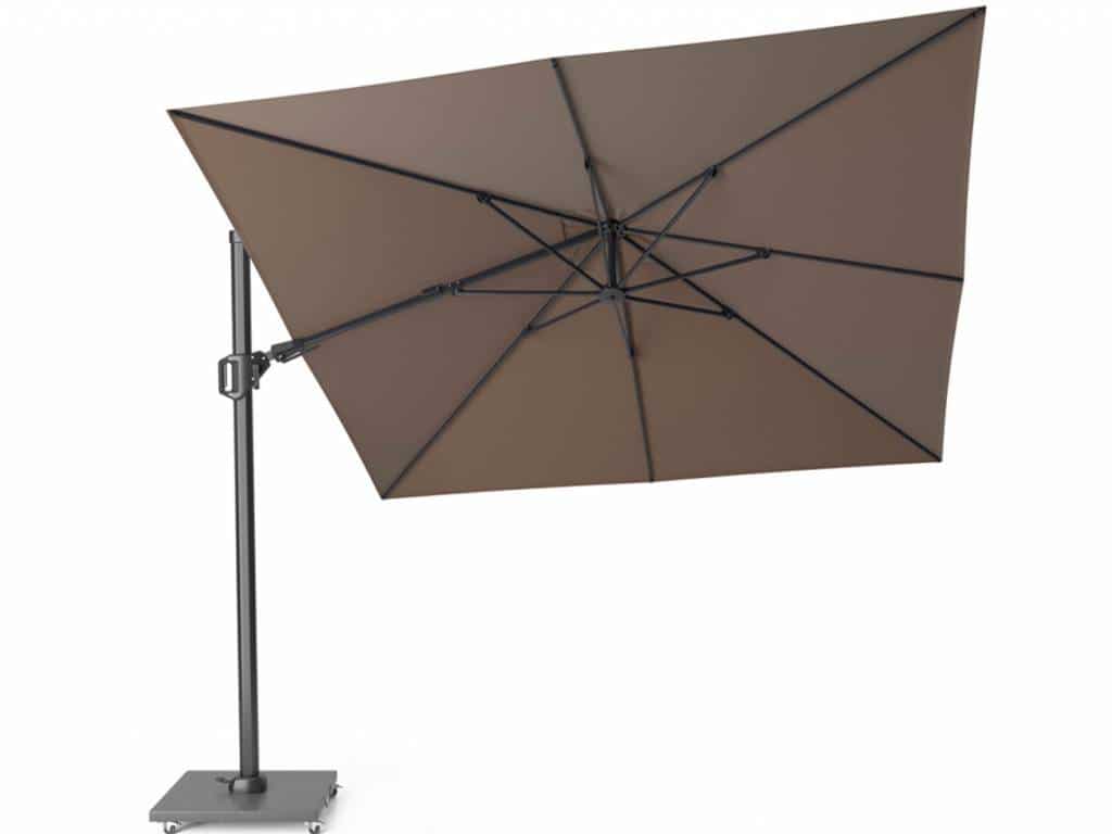 challenger t2 premium zweefparasol 300×300 cm havanna