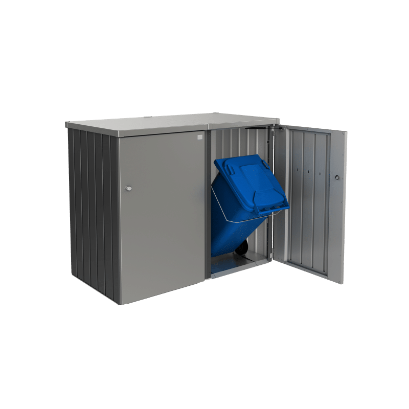 containerbox alex variant 2 kwartsgrijs metallic biohort