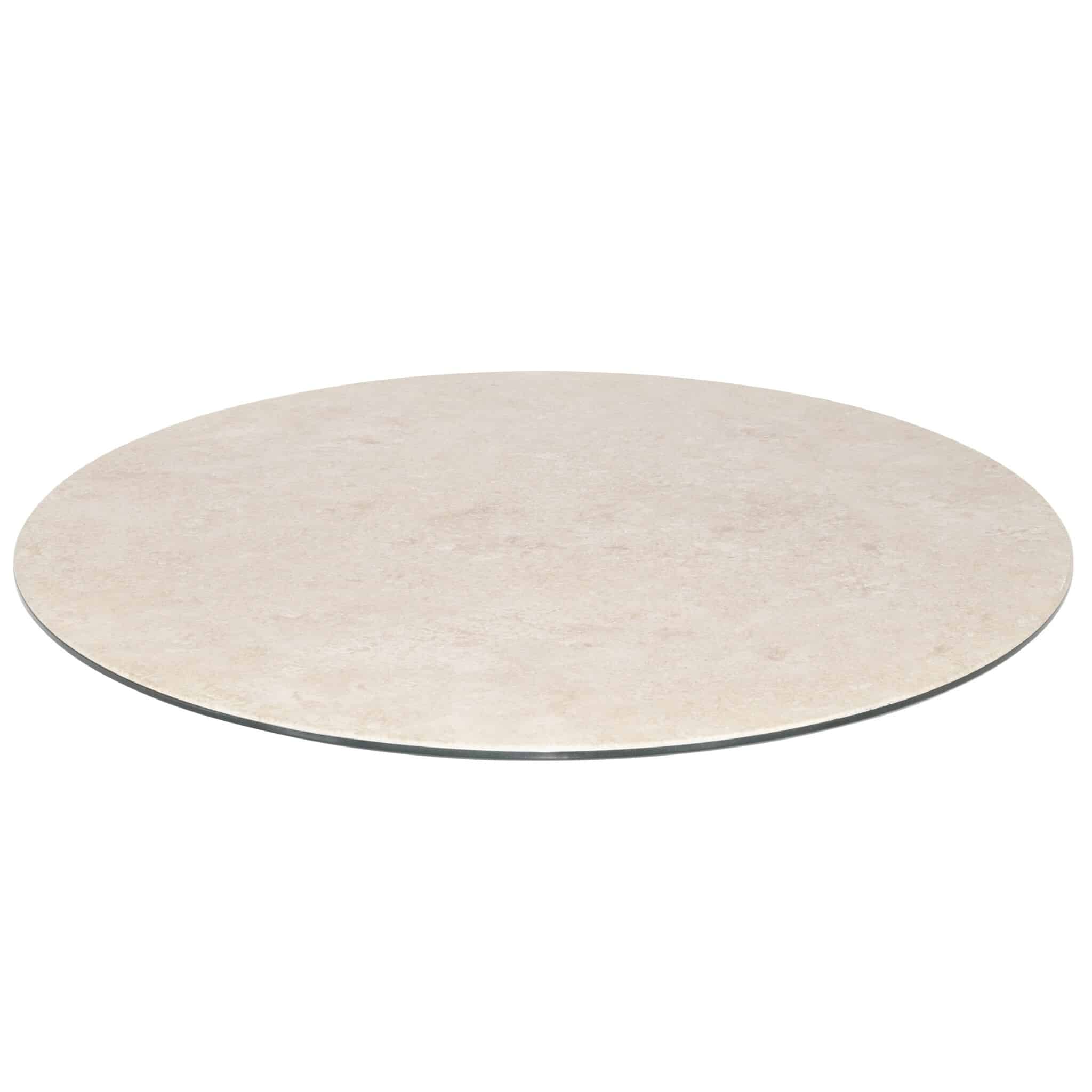 donato lazy susan 60 cm rond printed ceramic latte